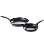 Andorra 2-delige Braadpannenset 24cm zwart zijaanzicht