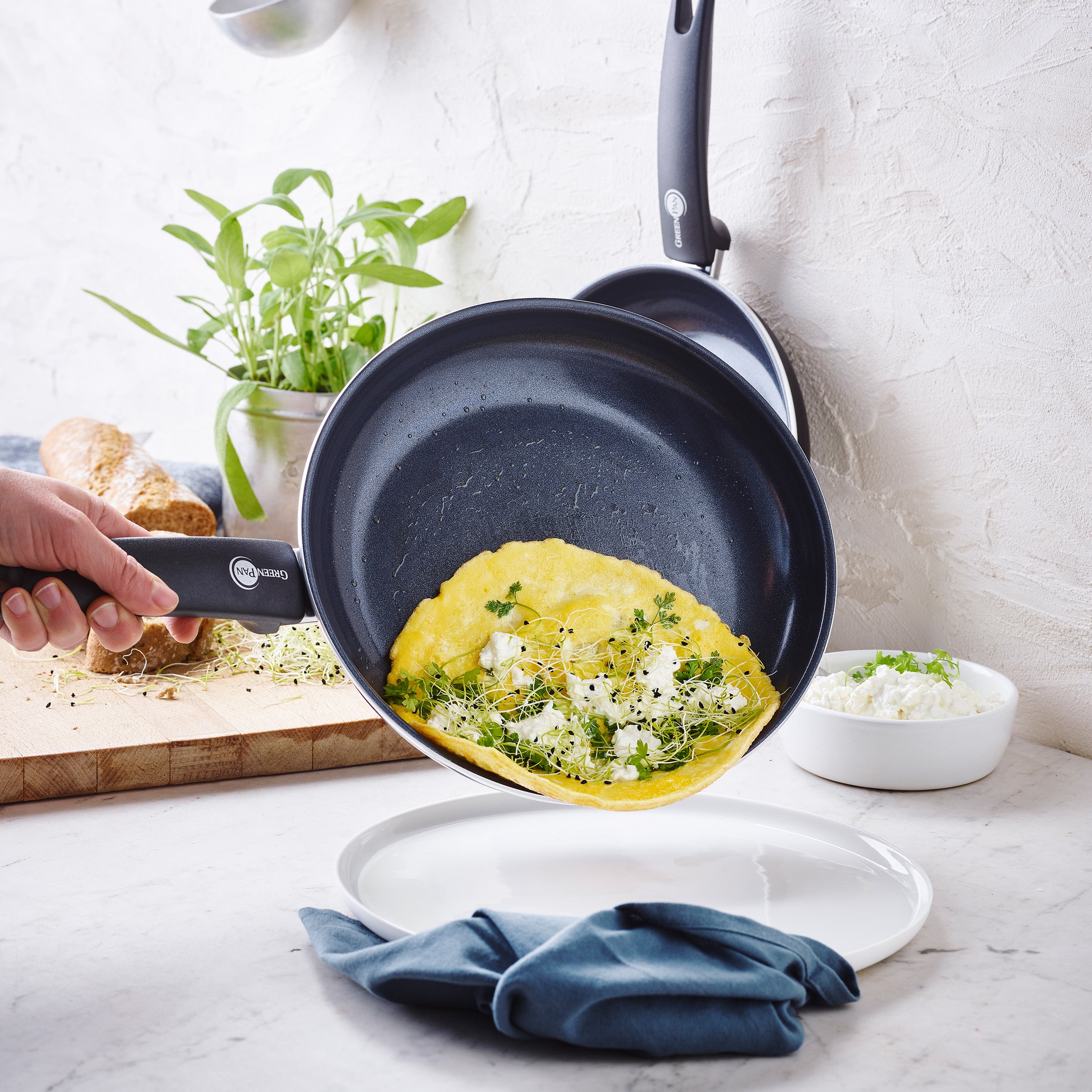 Cambridge Black 2-delige Pannenset zwart gerecht