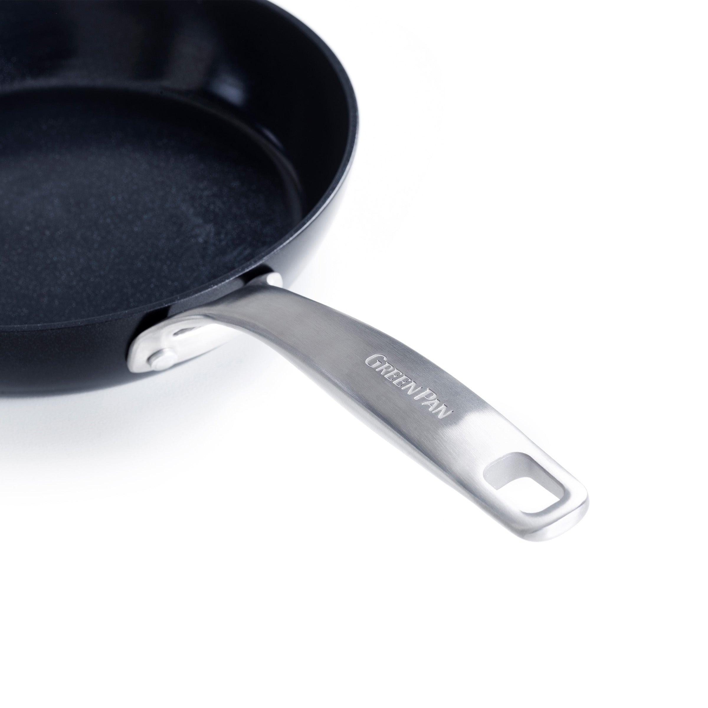 Copenhagen 2-delige braadpannenset 20+28cm zwart handvat
