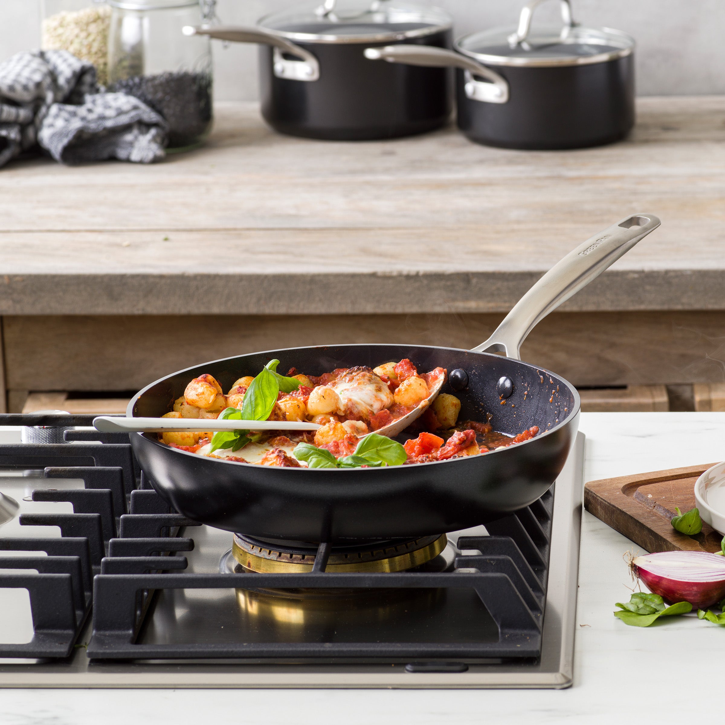 Copenhagen Braadpan 20cm zwart eten maken