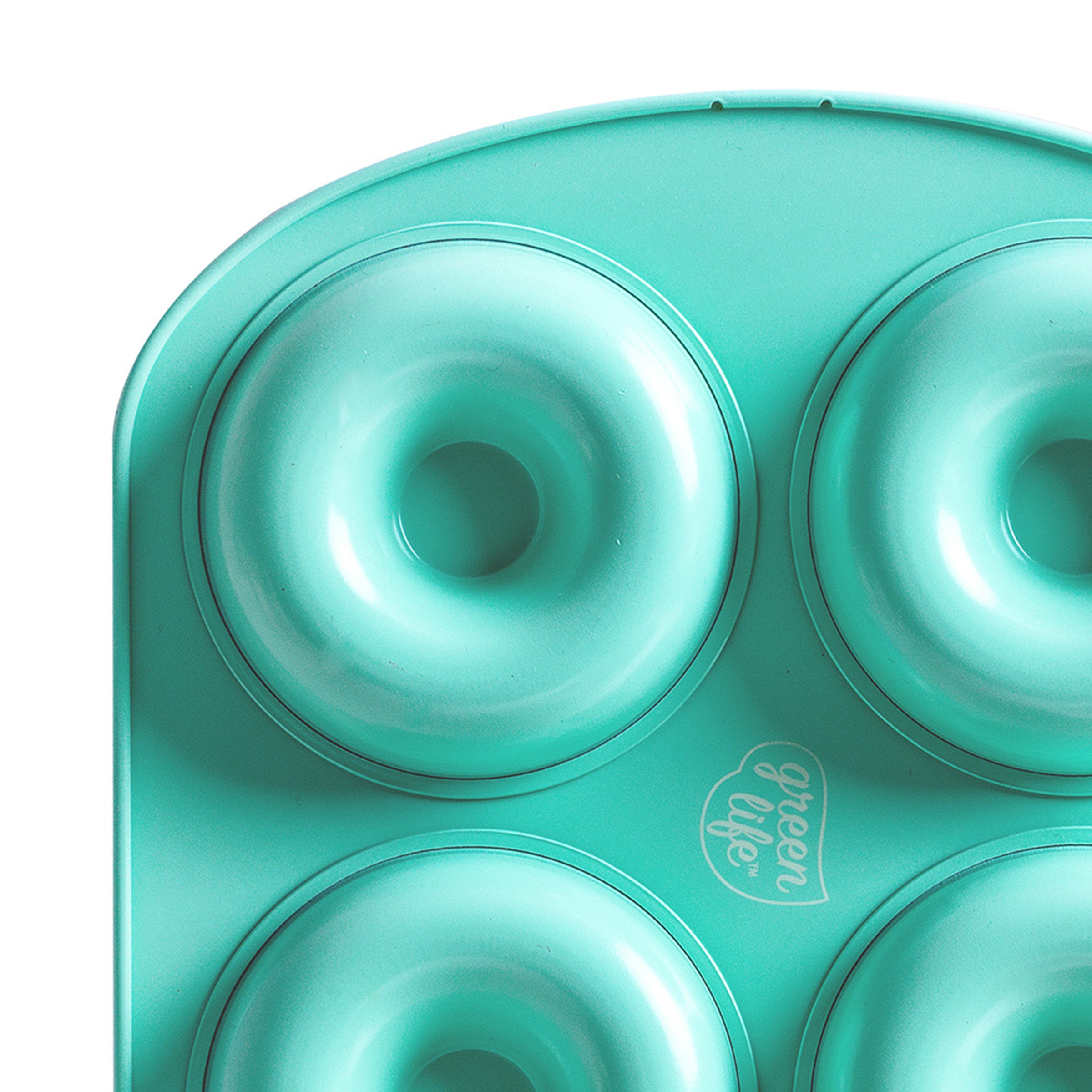 Contour Turkoois Bagel- en Donutplaat turquoise onderaanzicht