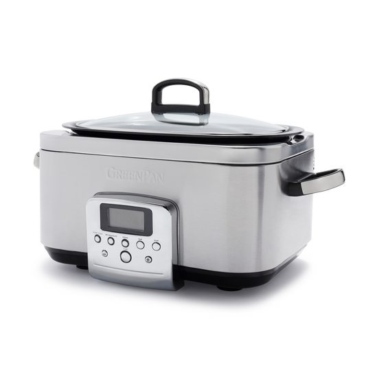 Slowcooker Stainless Steel 6L