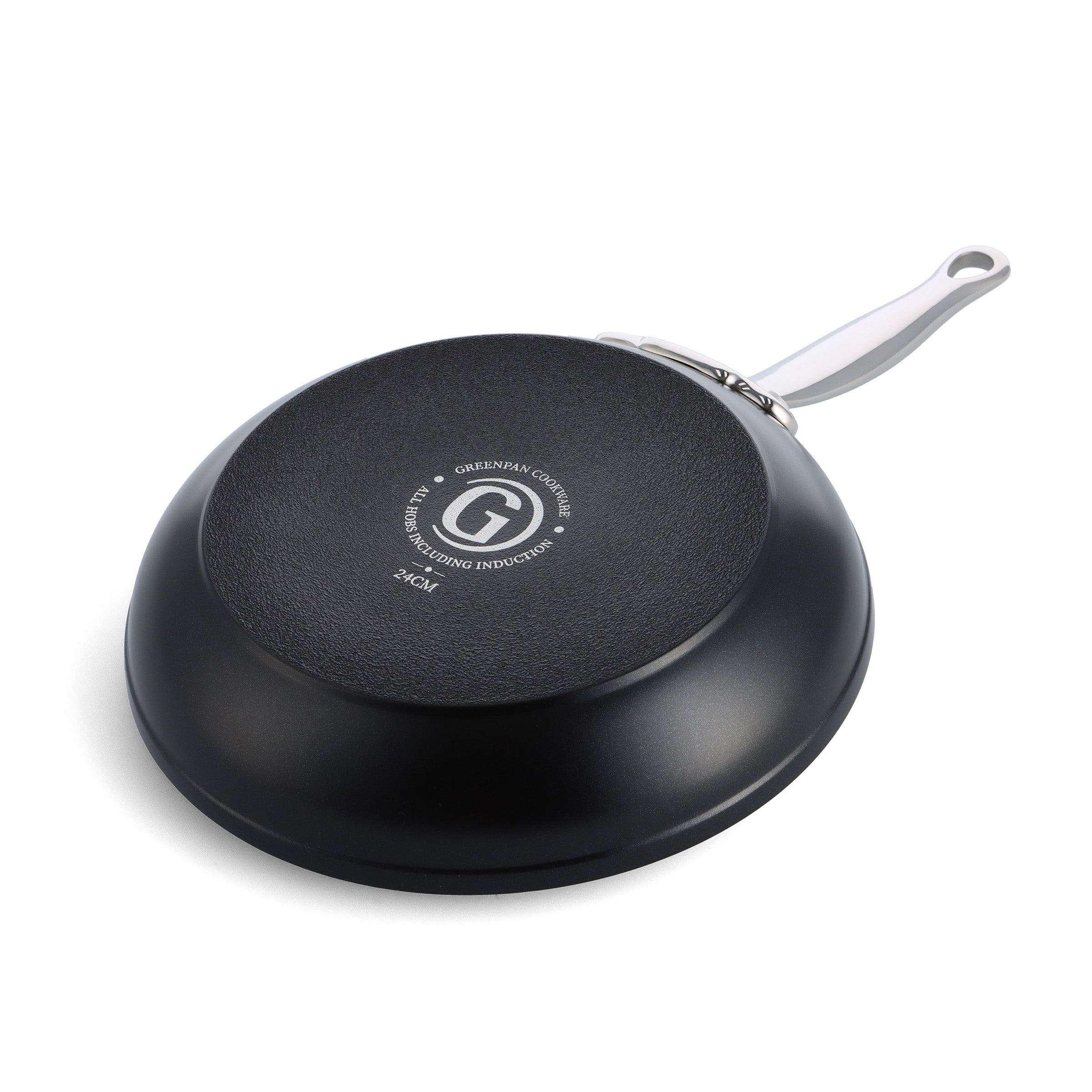 Barcelona Pro Braadpan 20cm zwart onderaanzicht