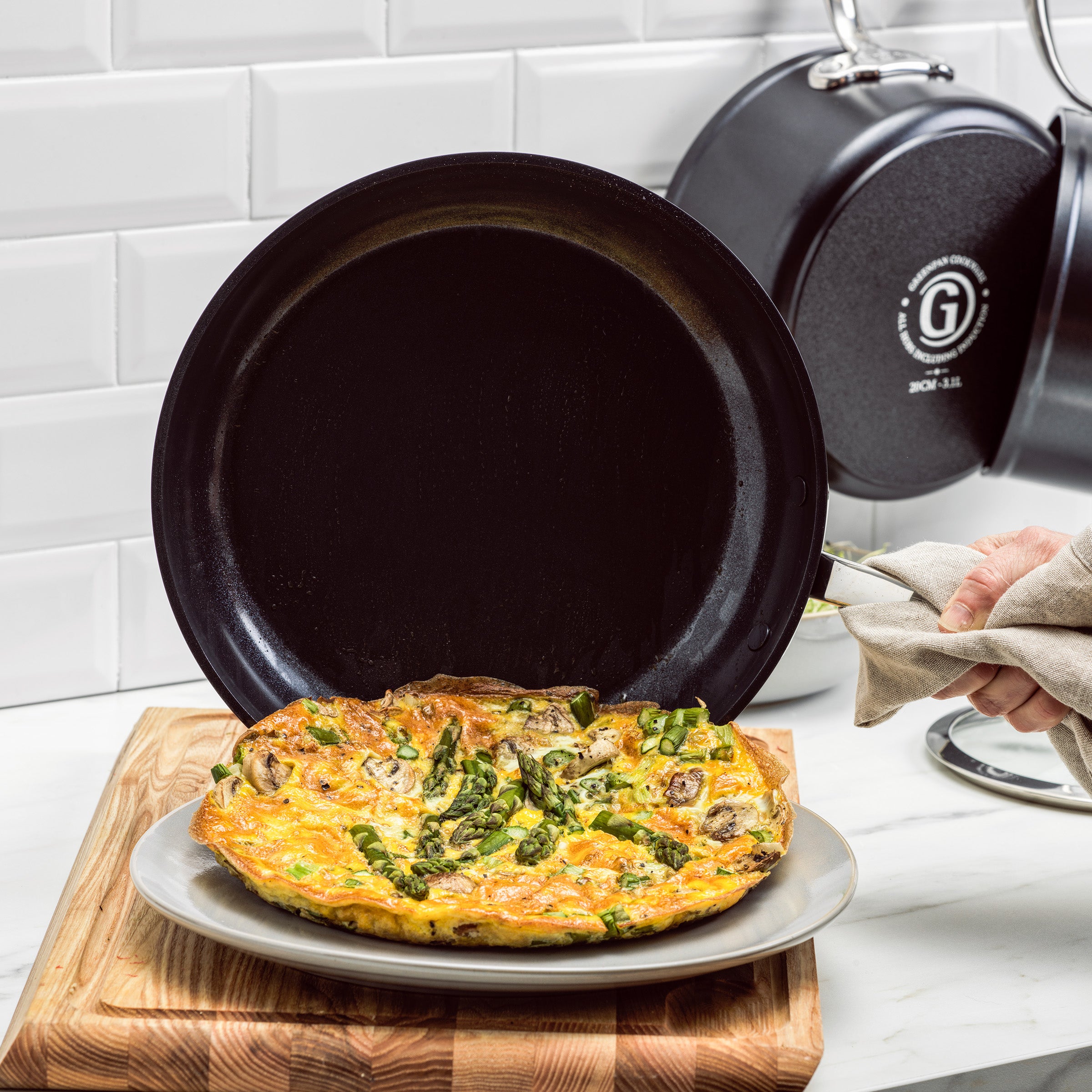 Barcelona Pro Braadpan 20cm zwart eenpansgerecht