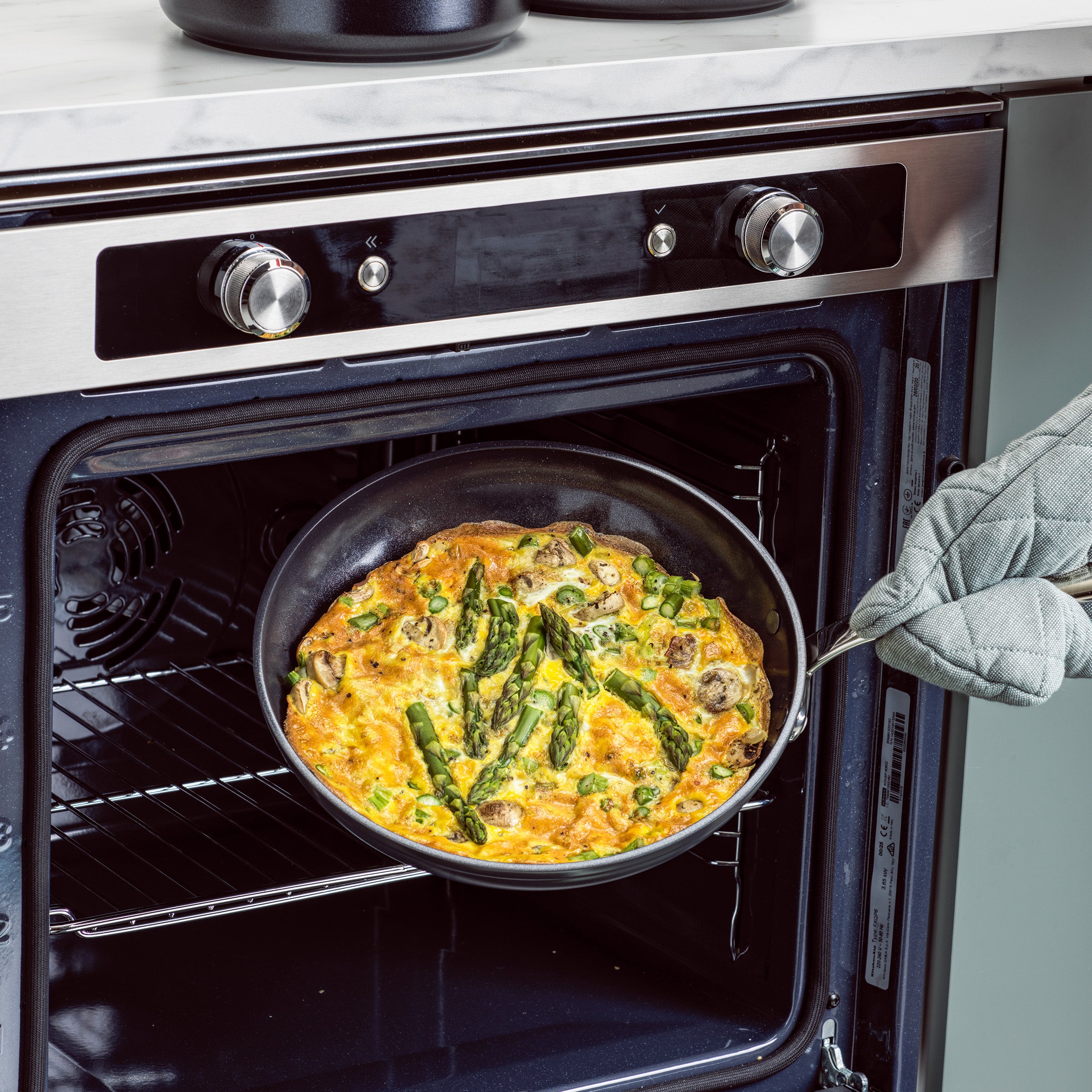 Barcelona Pro Braadpan 20cm zwart oven