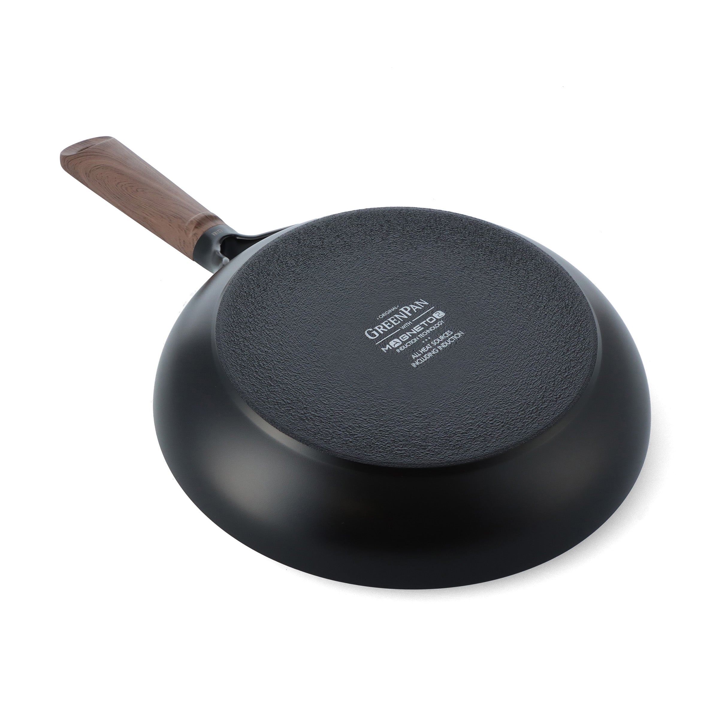 Eco-Smartshape Braadpan Dark Wood 20cm zwart onderaanzicht