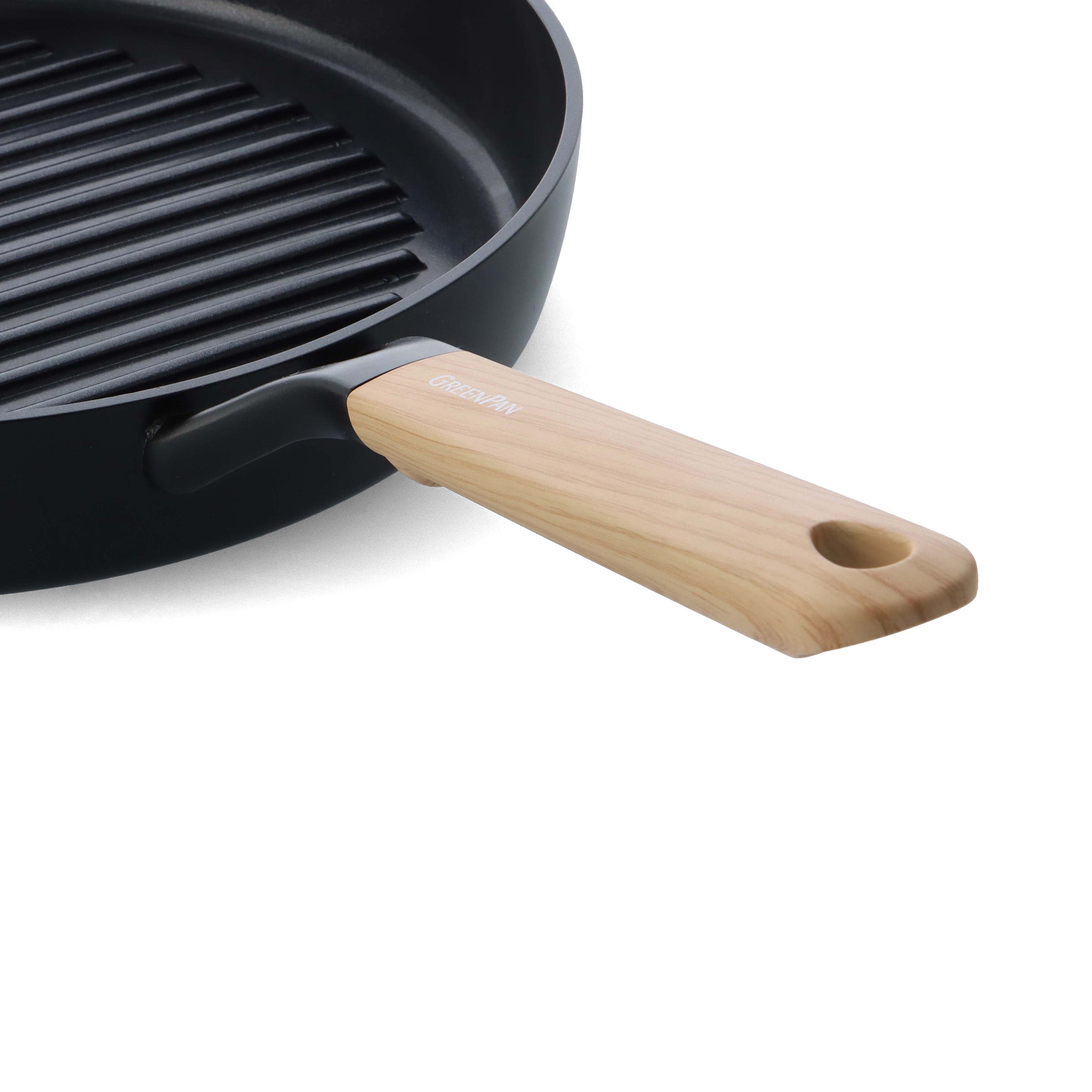 Eco-Smartshape  Grillpan Light Wood 28cm zwart handvat