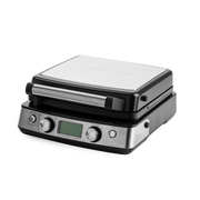 Wafelijzer Glossy Black (incl. 2 sets wafelplaten)
