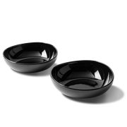 Chop & Grill 2-delige Set kleine Serveerkommen 16cm zwart 