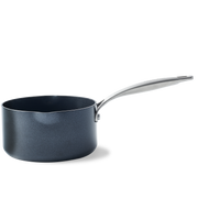 Copenhagen Steelpan met 2 tuiten 16cm zwart zijaanzicht