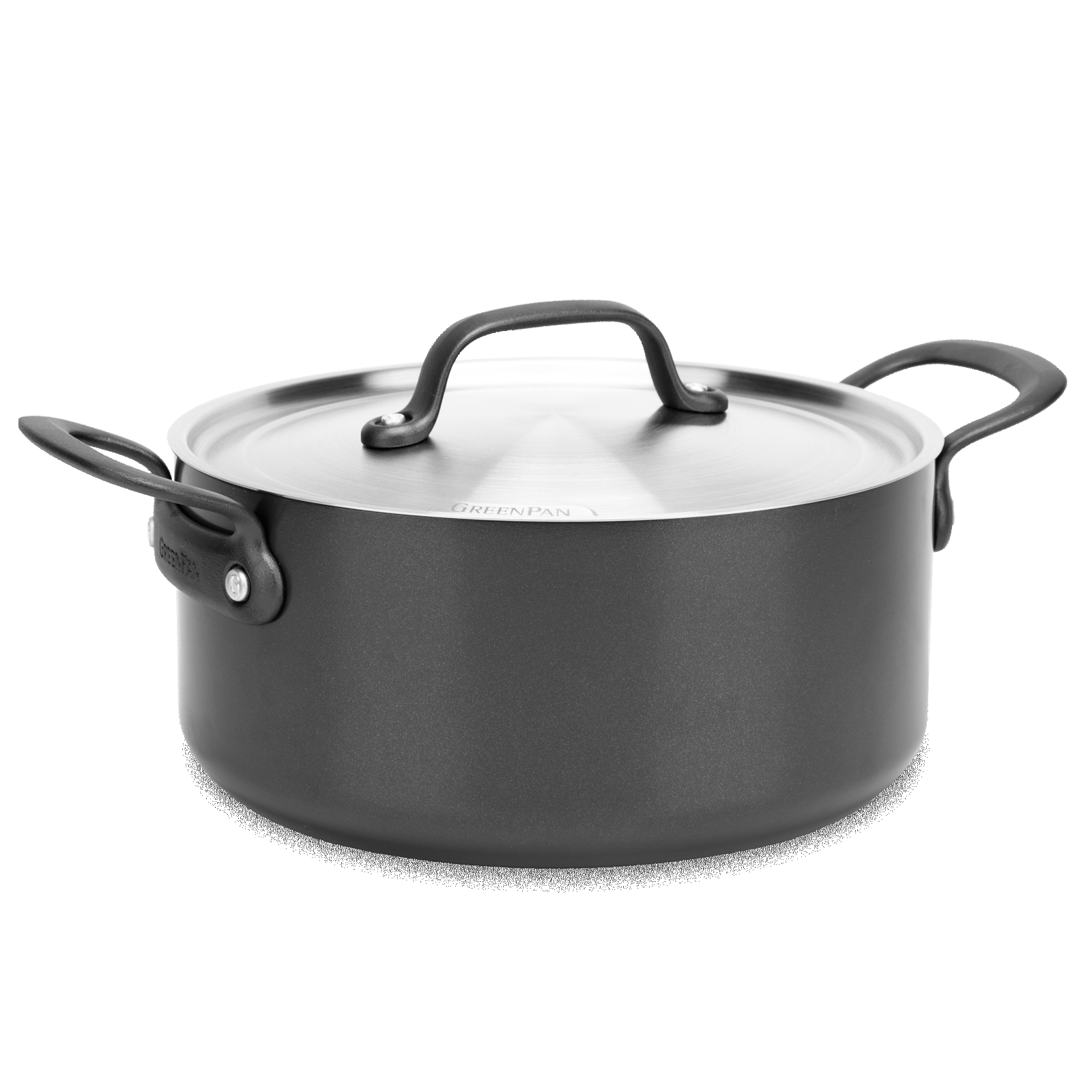 Kookpot met deksel 24cm zwart 