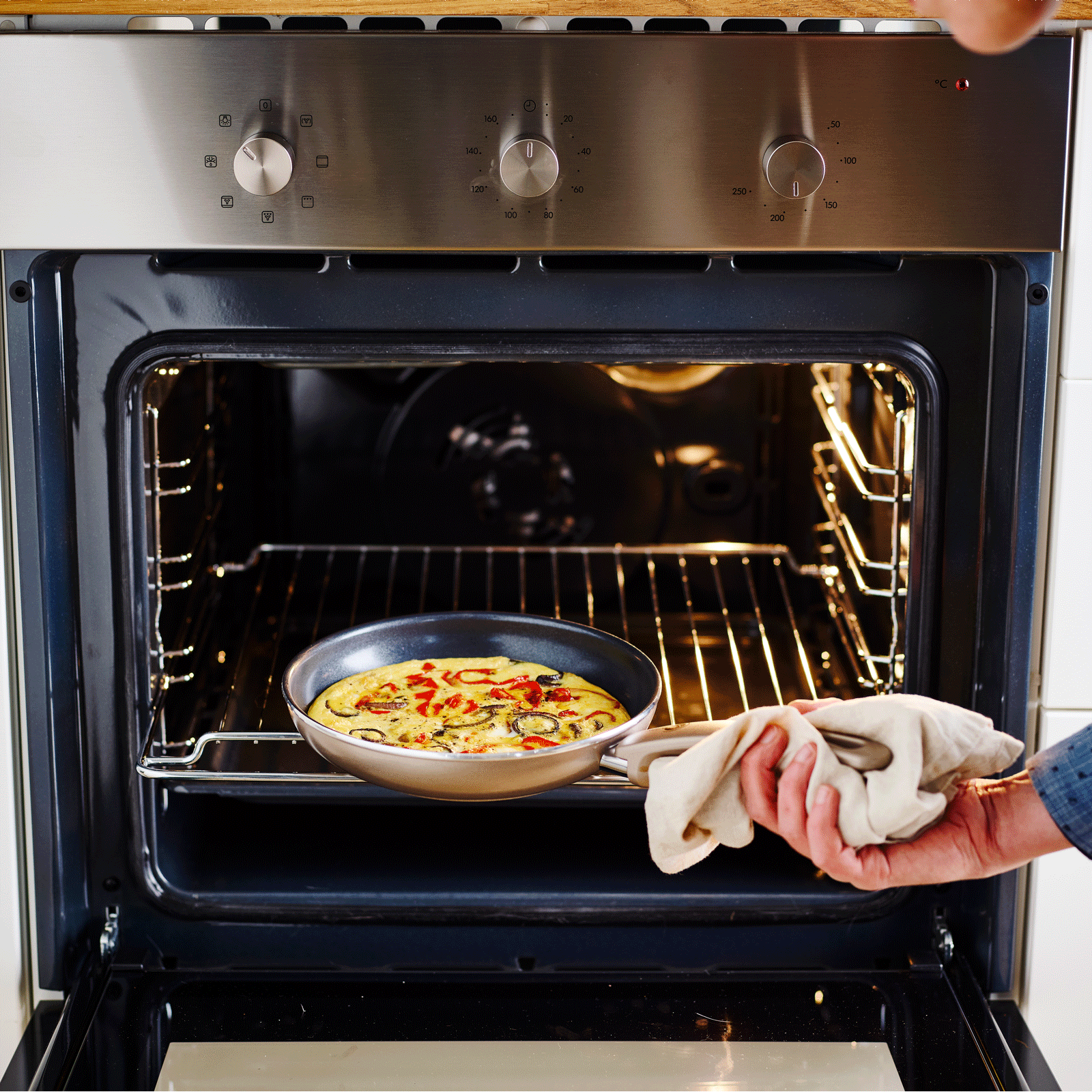 Cambridge Bronze Wok 28cm brons in oven