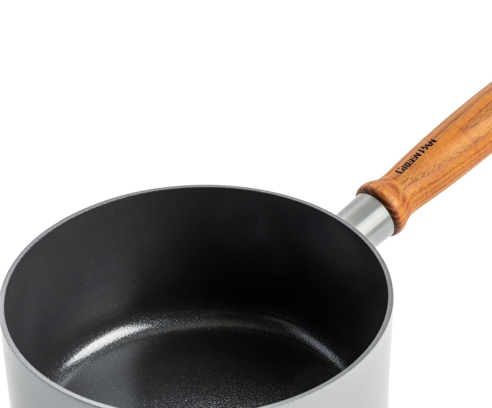 Mayflower Pro Steelpan 18cm met deksel grijs binnenkant