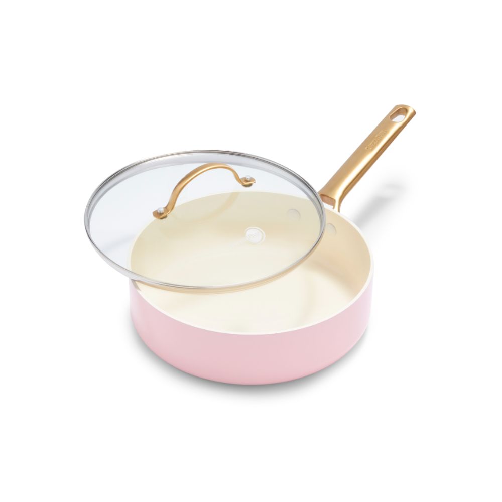 Padova Blush Pink 10-delige pannenset roze stoofpan met deksel