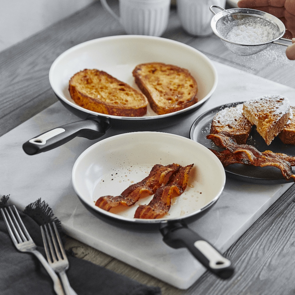 Rio Zwart 2-delige Set 20+26cm zwart toast met spek
