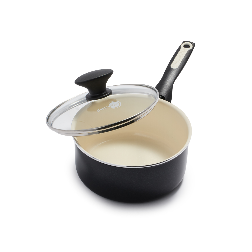 Rio Zwart 8-delige Set steelpan met deksel