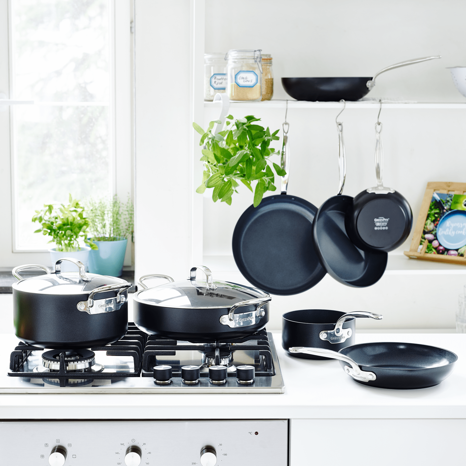 Barcelona Braadpan 32cm zwart collectie