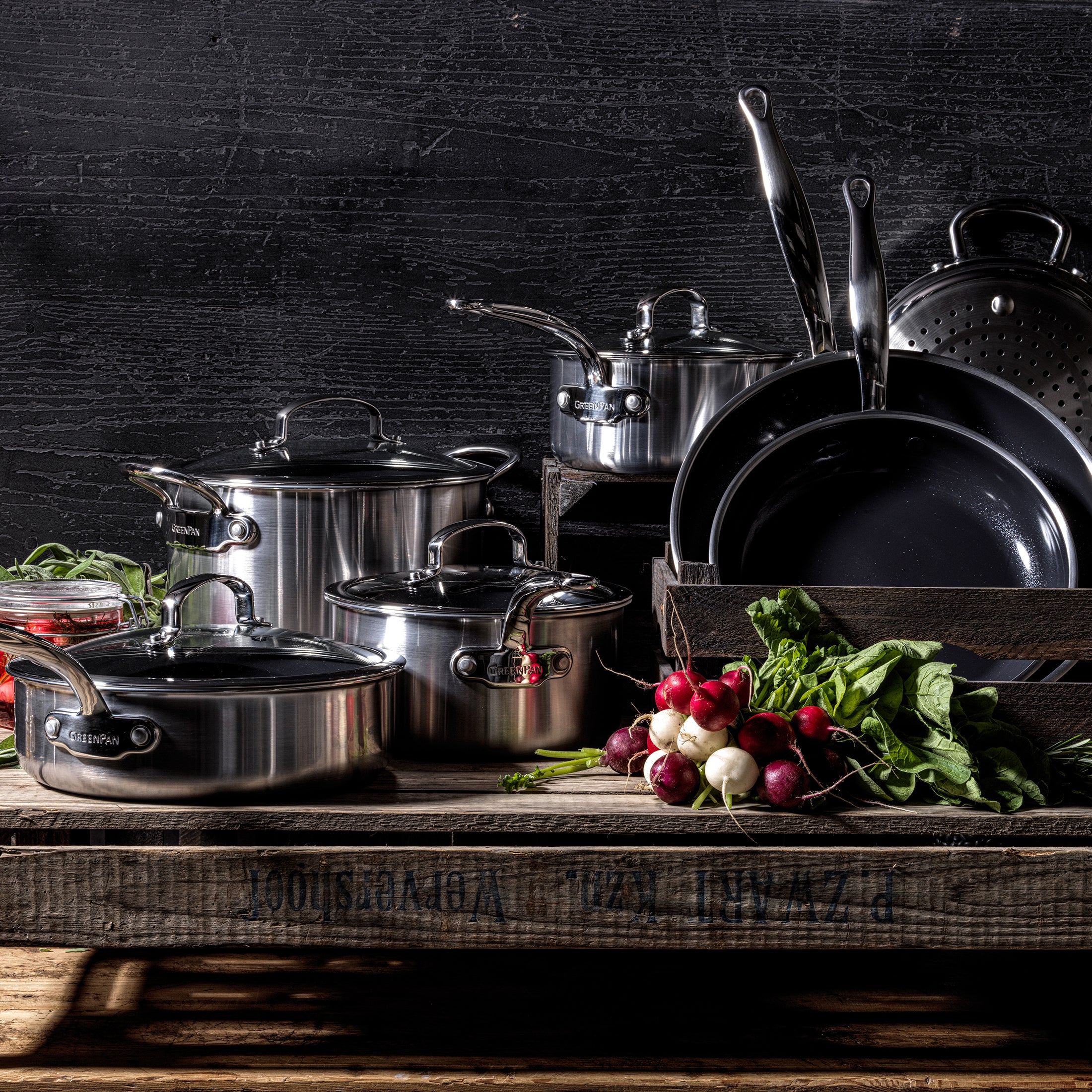 Premiere Wok 30cm zilver collectie