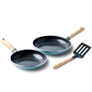 Mayflower 3-delige braadpannenset Scandinavisch blauw