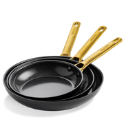 GreenPan Padova Reserve 3-delige Braadpannenset 20+24+28cm zwart