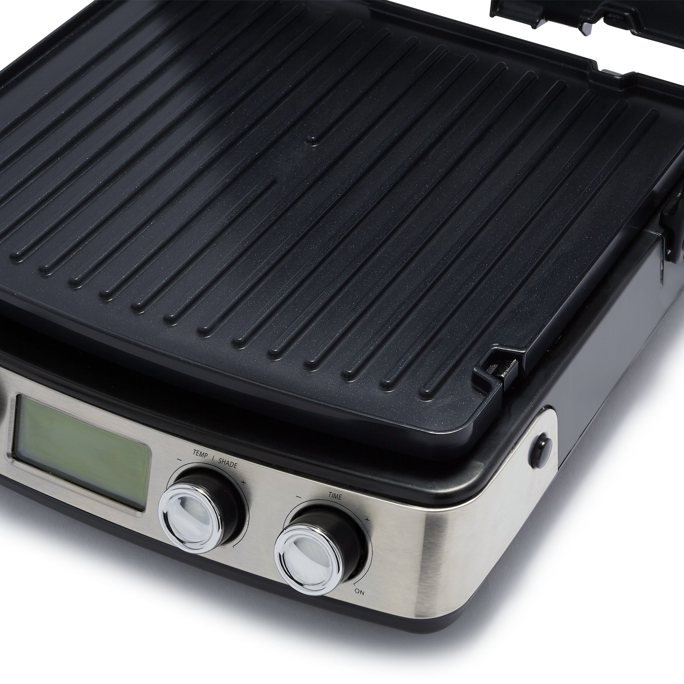 Contactgrill Stainless Steel binnenkant