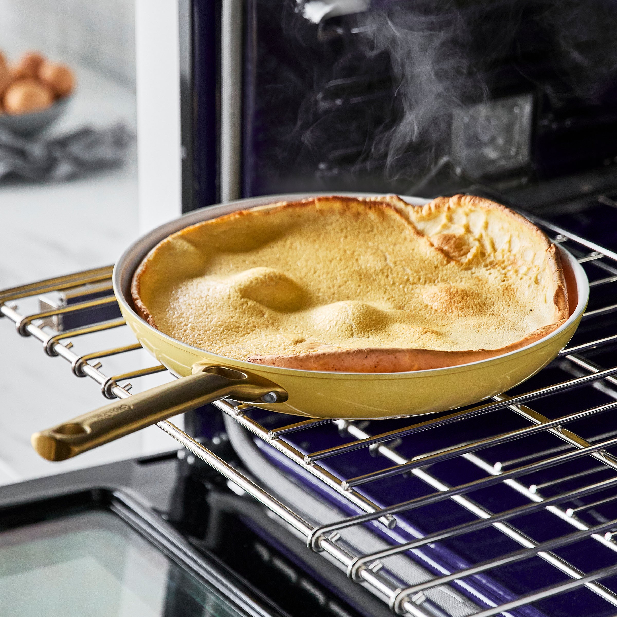  Padova Reserve Sunshine Yellow 10-delige pannenset braadpan in oven