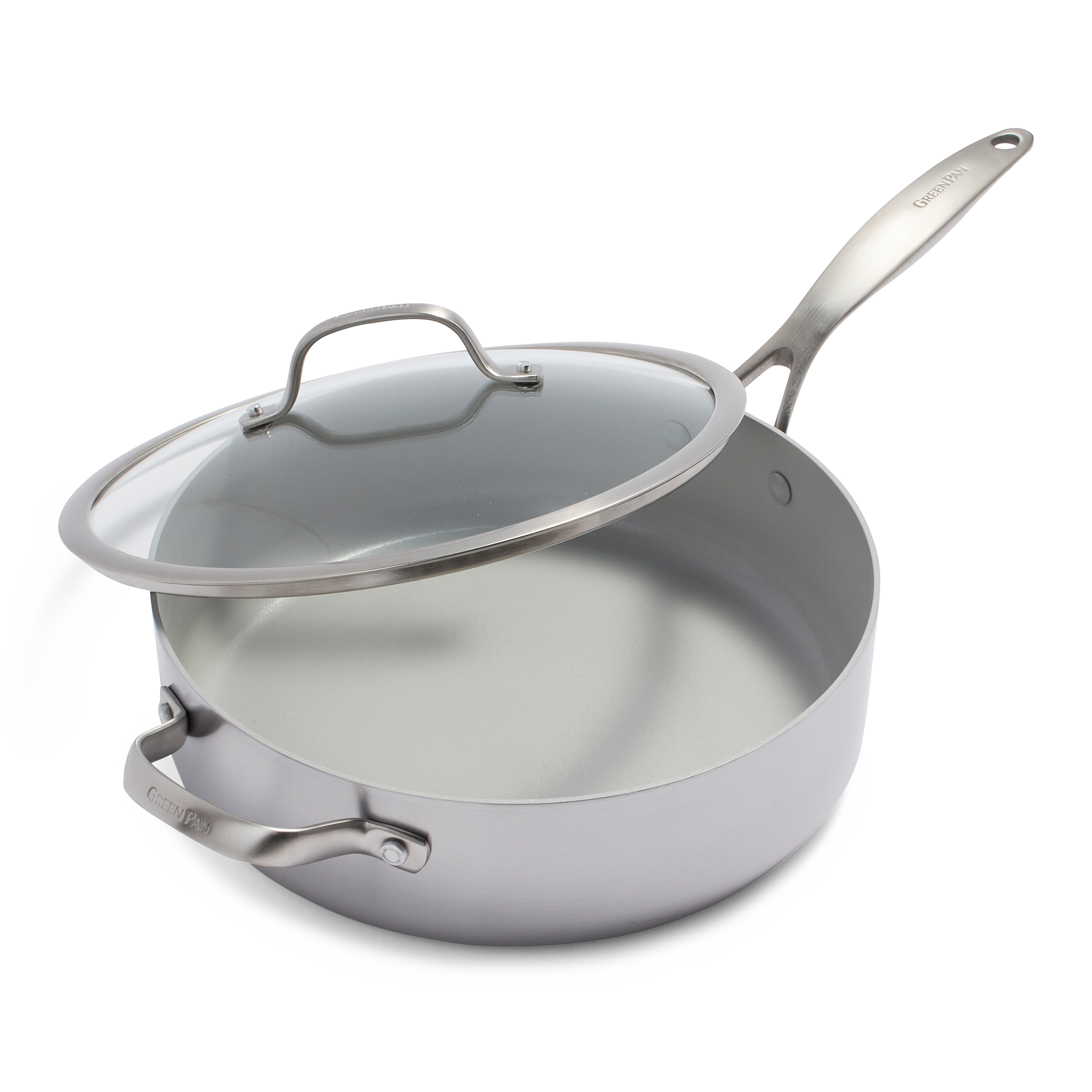 Venice Pro Evershine Stoofpan met deksel 28cm zilver