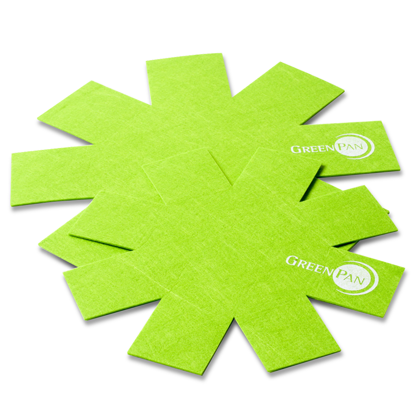 GreenPan Panbeschermer 2 stuks small & medium groen GreenPan BE