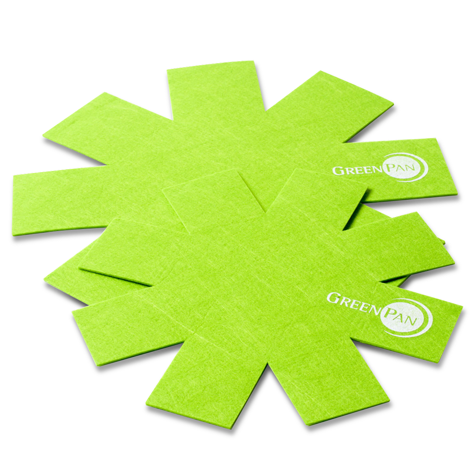 Panbeschermer 2 stuks small & medium groen 