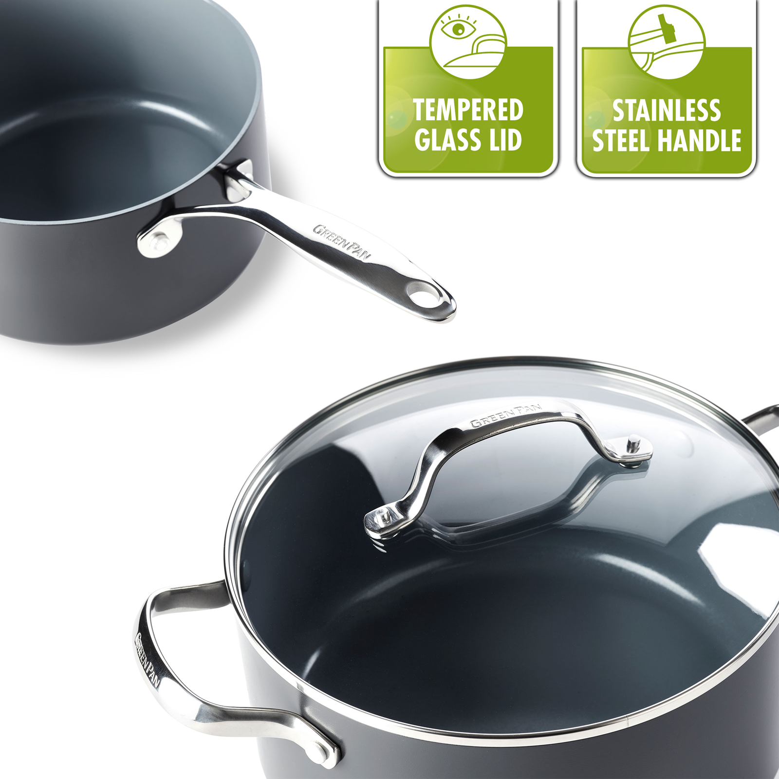 Venice Pro Kookpot 20cm grijs collectie